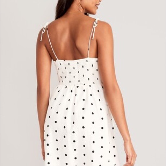 NWOT Polka Dot Spaghetti Strap Dress - Picture 2 of 4